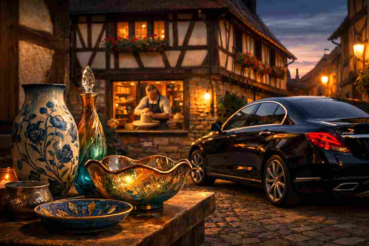 Chauffeur privé Alsace 2026  JEMA Métiers d’Art en VT
