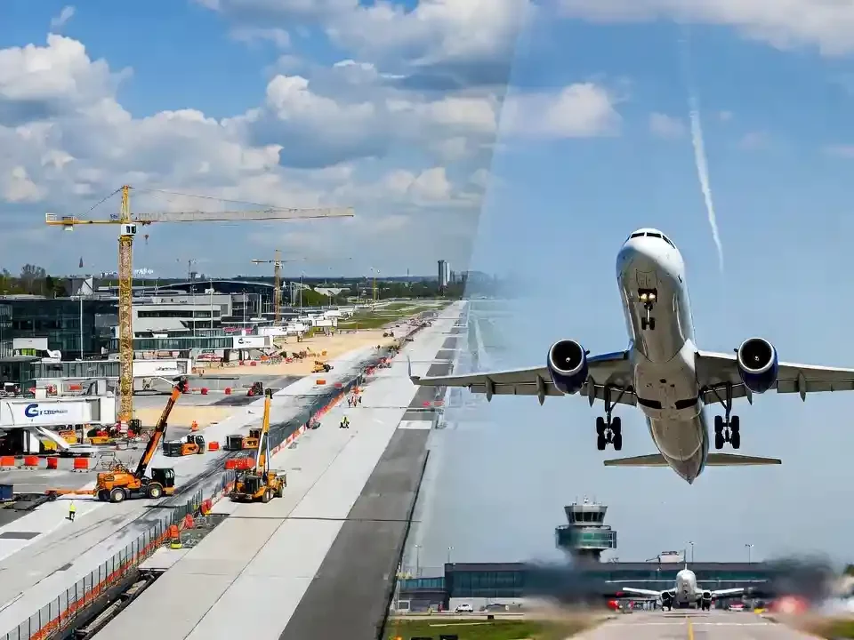 Travaux à l’aéroport de Bâle-Mulhouse - Rénovation de la piste principale de EuroAirport