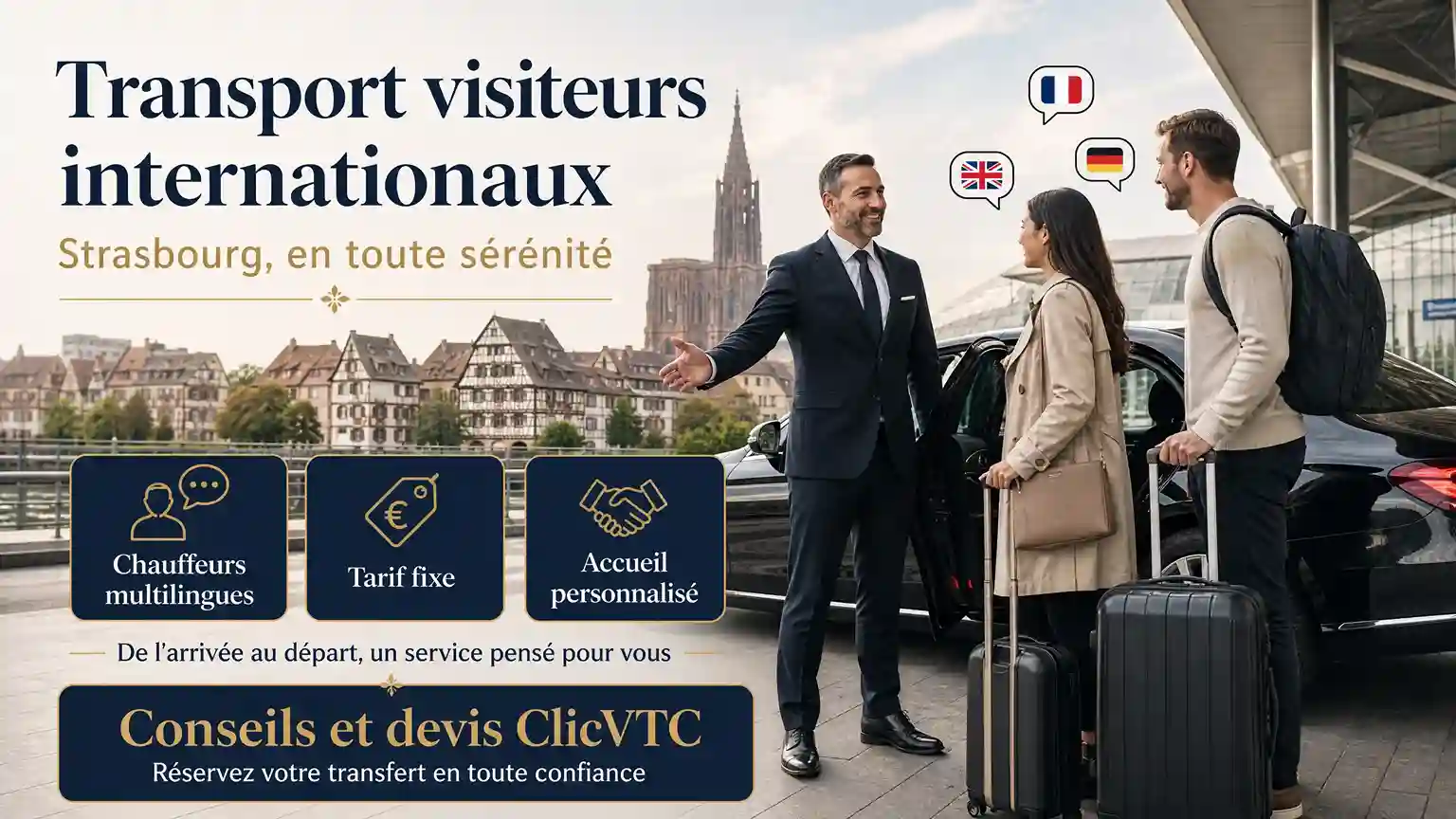 Transport Visiteurs Internationaux Strasbourg | ClicVTC