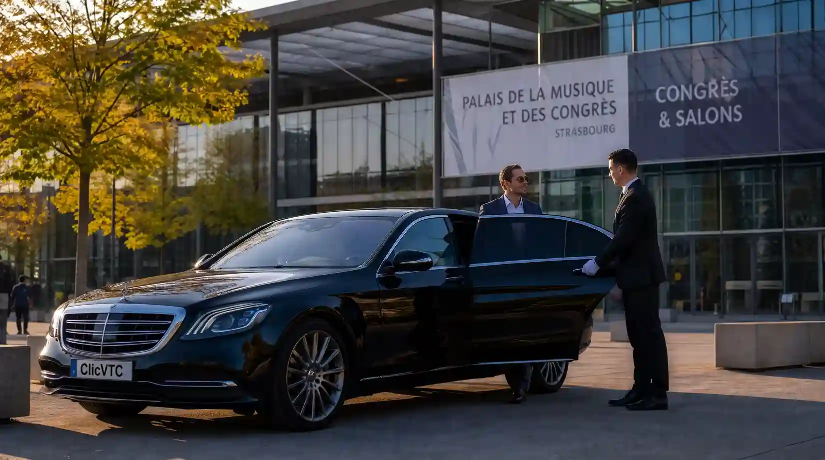 Transport VIP Congrès Strasbourg | Chauffeur Privé ClicVTC